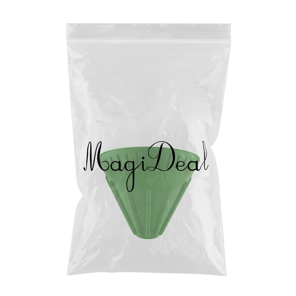 Silicone Coffee Dripper Cone for Home Office Camping RV Green