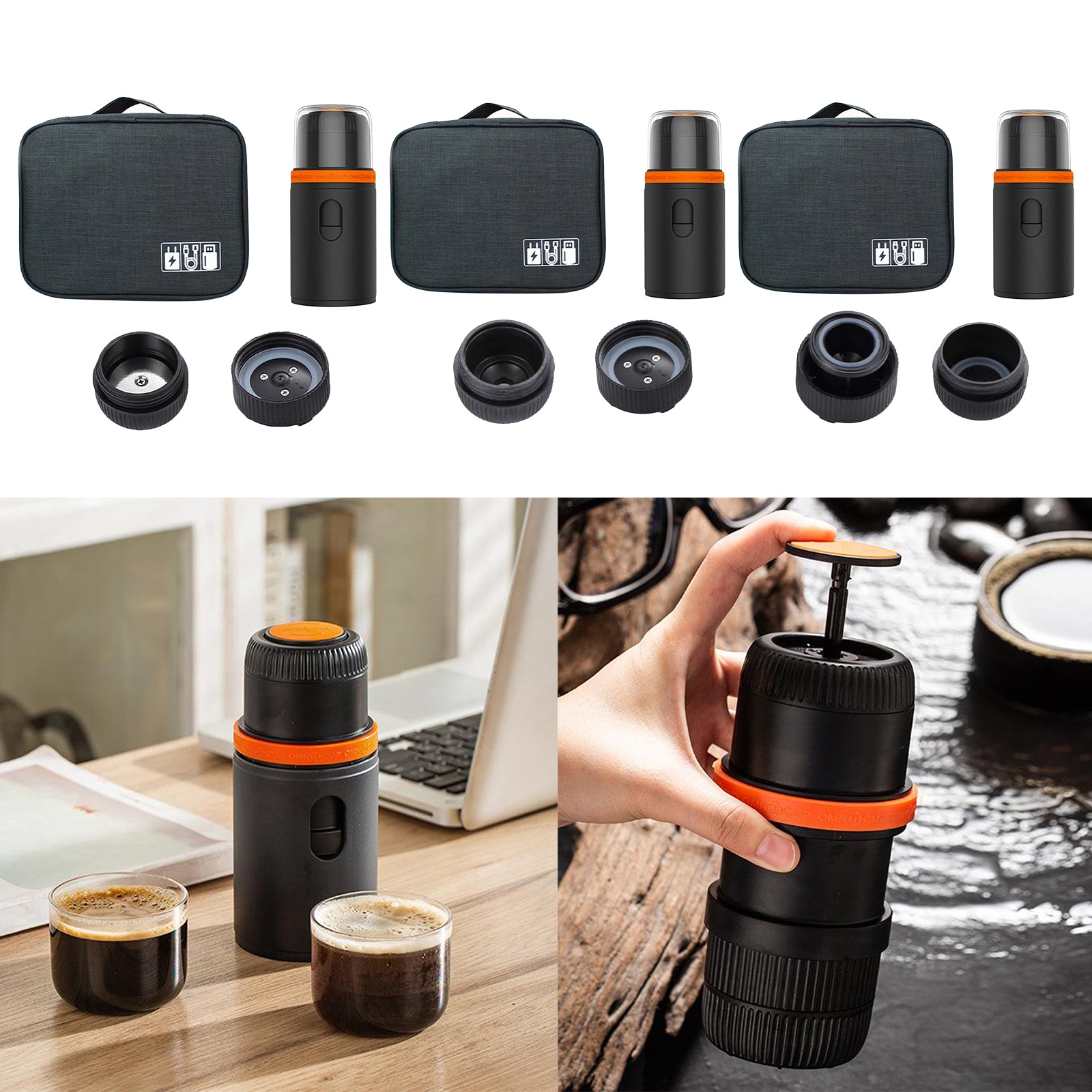 Travel Coffee Tea Maker Portable Espresso Machine Hand Coffee Maker Style 1