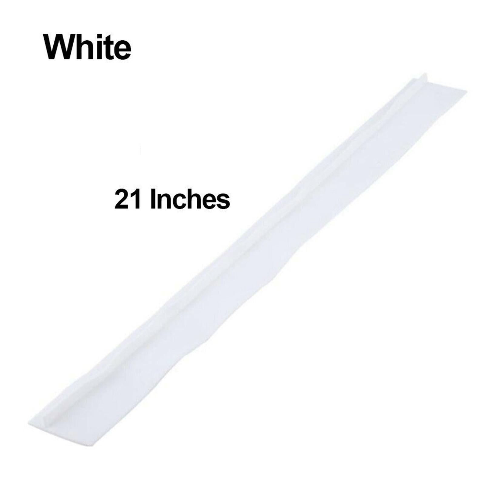 Kitchen Silicone Stove Counter Gap Cover Kitchen Spill Guard White 21Inch