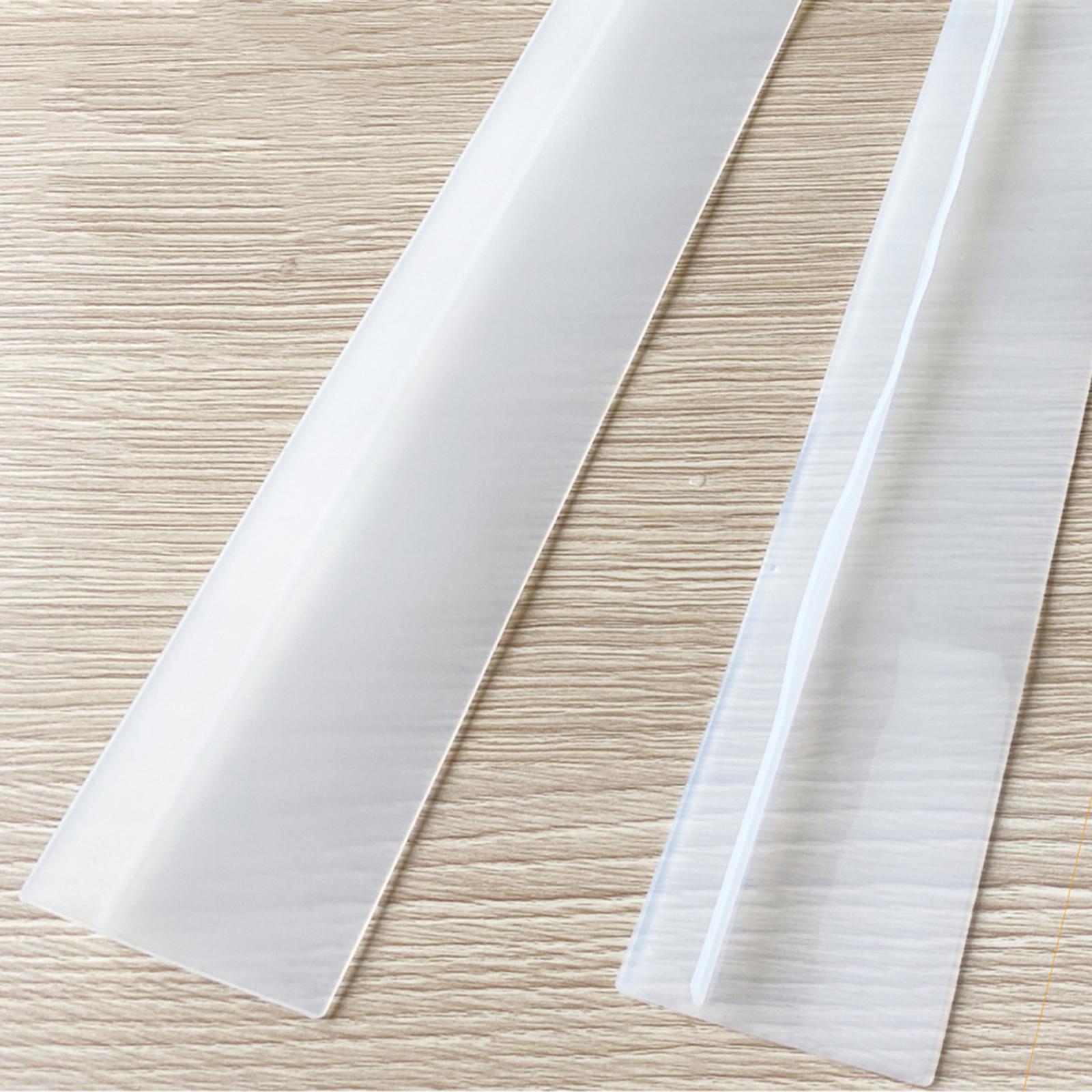 Kitchen Silicone Stove Counter Gap Cover Kitchen Spill Guard Clear 25Inch
