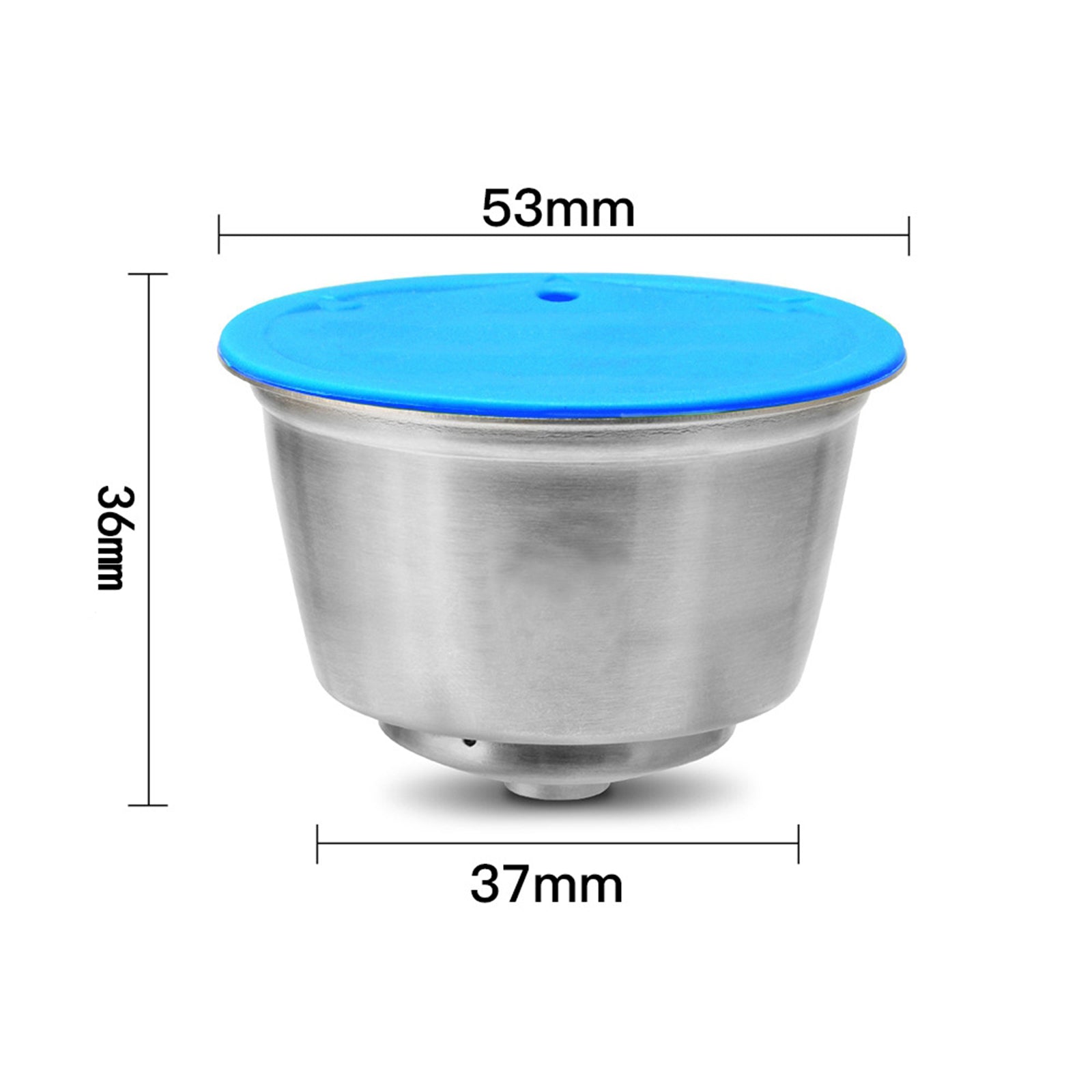 Stainless Steel Refillable Coffee Capsule Pod Filter for Home Office Cafe