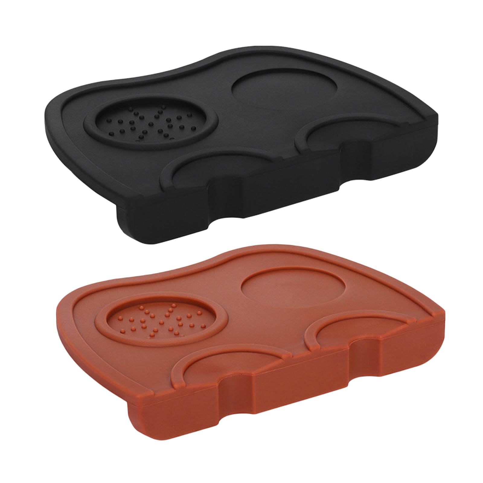 Espresso Mat Coffee Tamper Anti-slip Tamping Holder Pad Silicone Mat Black