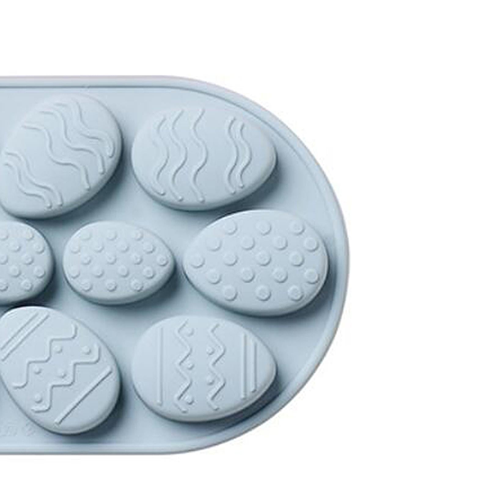 10 Holes Silicone Mold Chocolate Molds Soap Mould Birthday Cake Blue