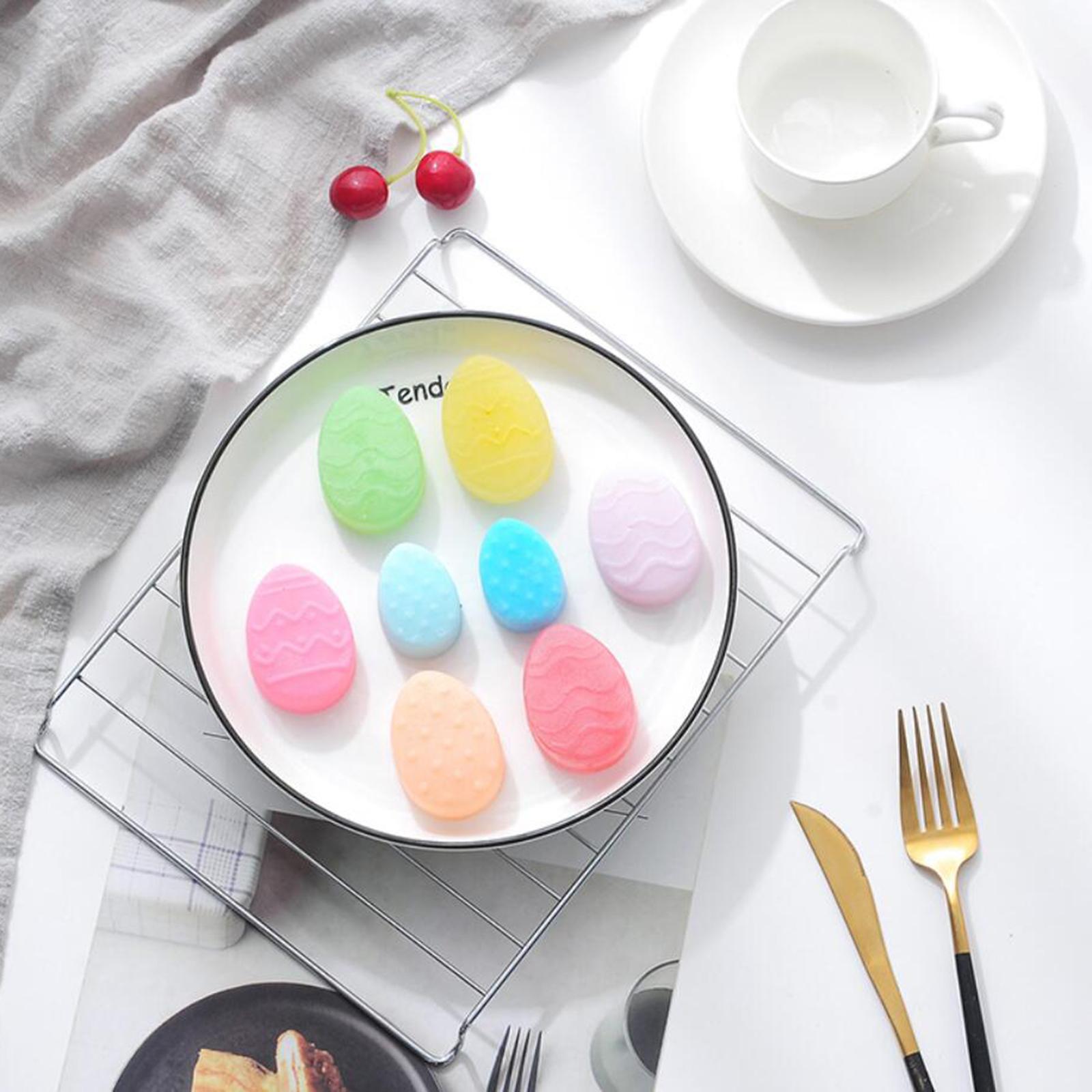 10 Holes Silicone Mold Chocolate Molds Soap Mould Birthday Cake Blue