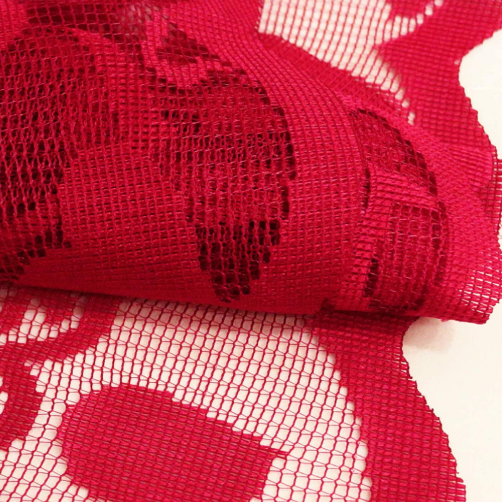 Love Table Runner Red Heart Print Decoration Table Placemat Placemats