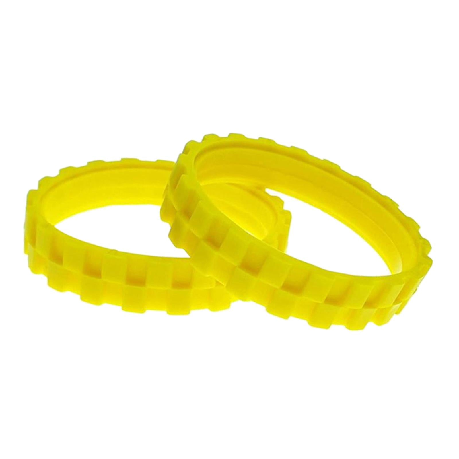 2x Tires Wheels Series for 500, 600,700, 800 900, E5,I7+, S9, 676 980 Yellow