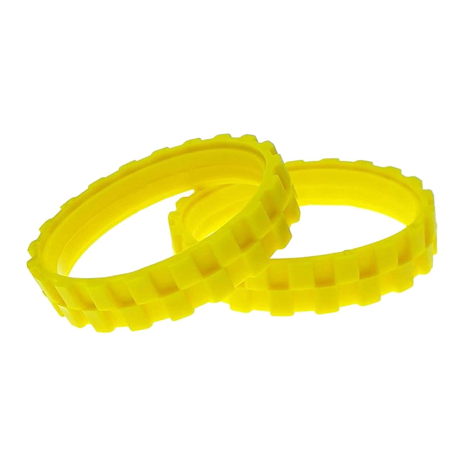 2x Tires Wheels Series for 500, 600,700, 800 900, E5,I7+, S9, 676 980 Yellow