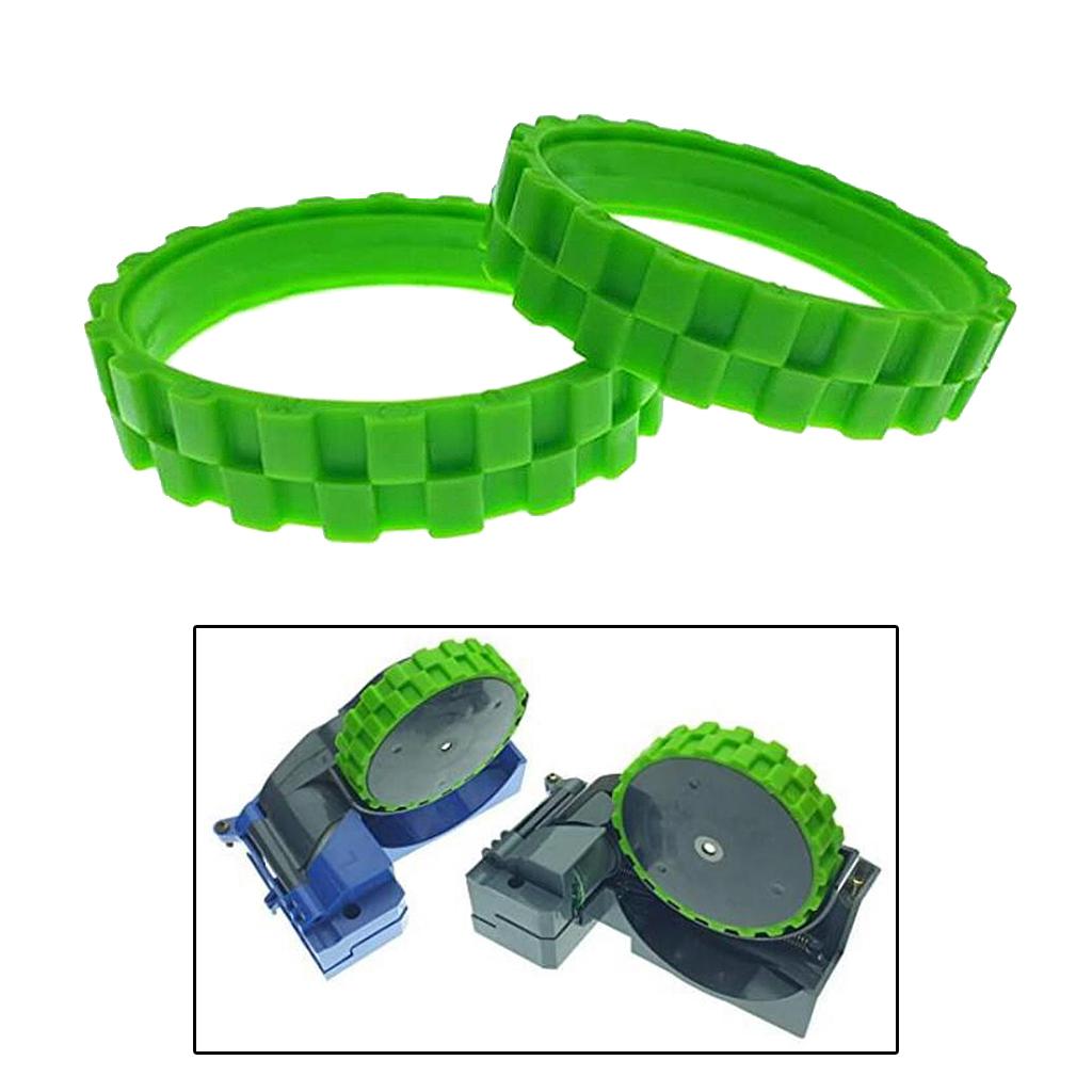 2x Tires Wheels Series for 500, 600,700, 800 900, E5,I7+, S9, 676 980 Green