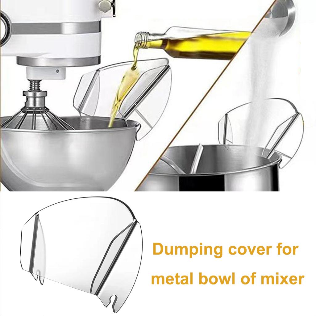 Bowl Pouring Shield Tilt Head For Kitchen-Aid Stand Mixer Attachment