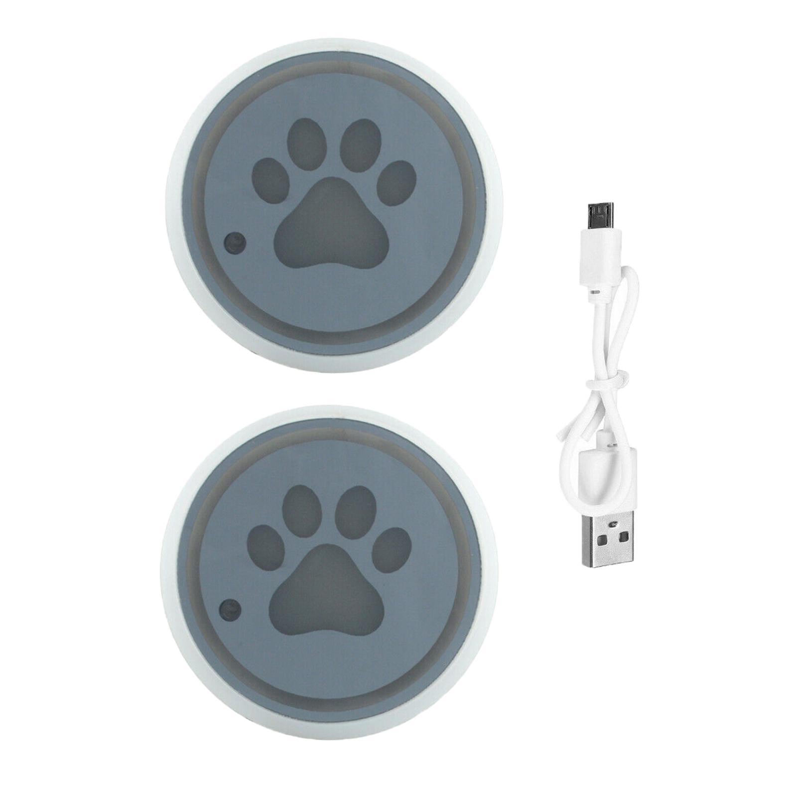 2Pcs Car Logo LED Cup Pad Holder Light USB Charging Mat Luminescent Cup Pads Style 03