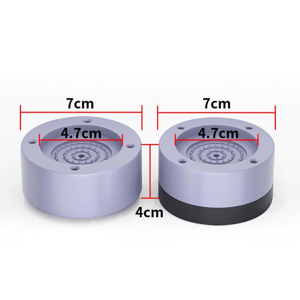 Anti Vibration Washer Feet Pads Universal Washing Machine Anti-Skid Roller Type B