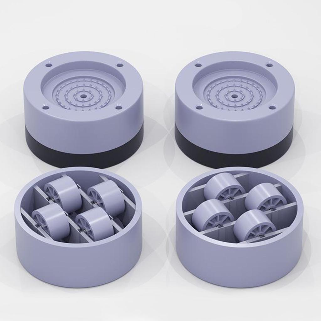 Anti Vibration Washer Feet Pads Universal Washing Machine Anti-Skid Roller Type B