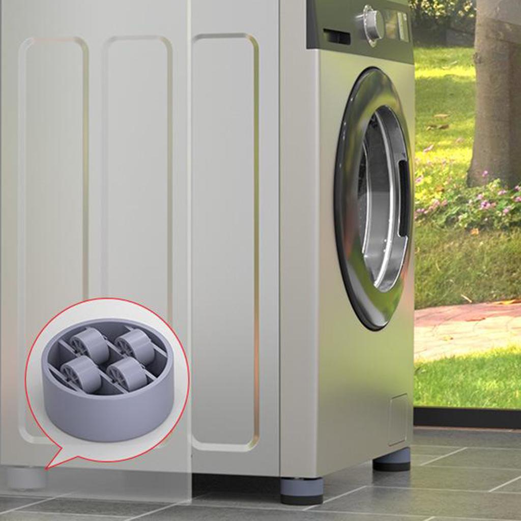 Anti Vibration Washer Feet Pads Universal Washing Machine Anti-Skid Roller Type C