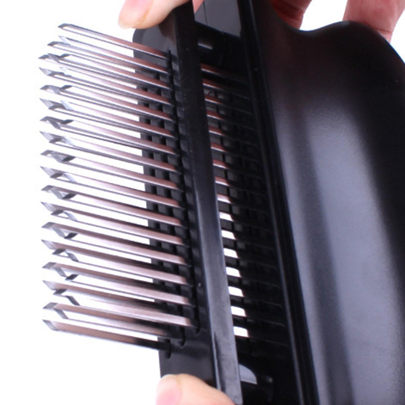 Meat Tenderizer Tool 48 Needle Sharp Knife for Beaf Chicken Heavy Duty black
