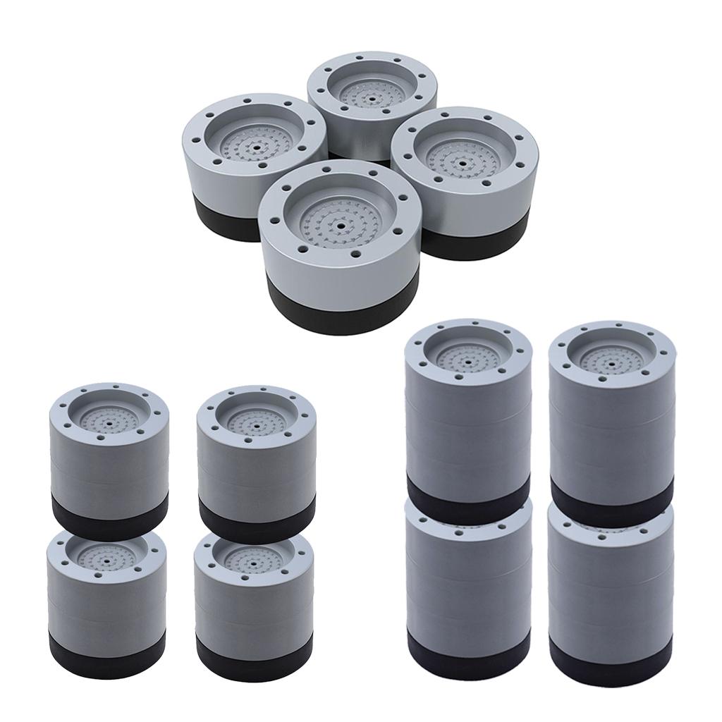 4x Anti Vibration Washer Feet Pad Washing Machine Anti-Skid Roller Kit 3.5cm