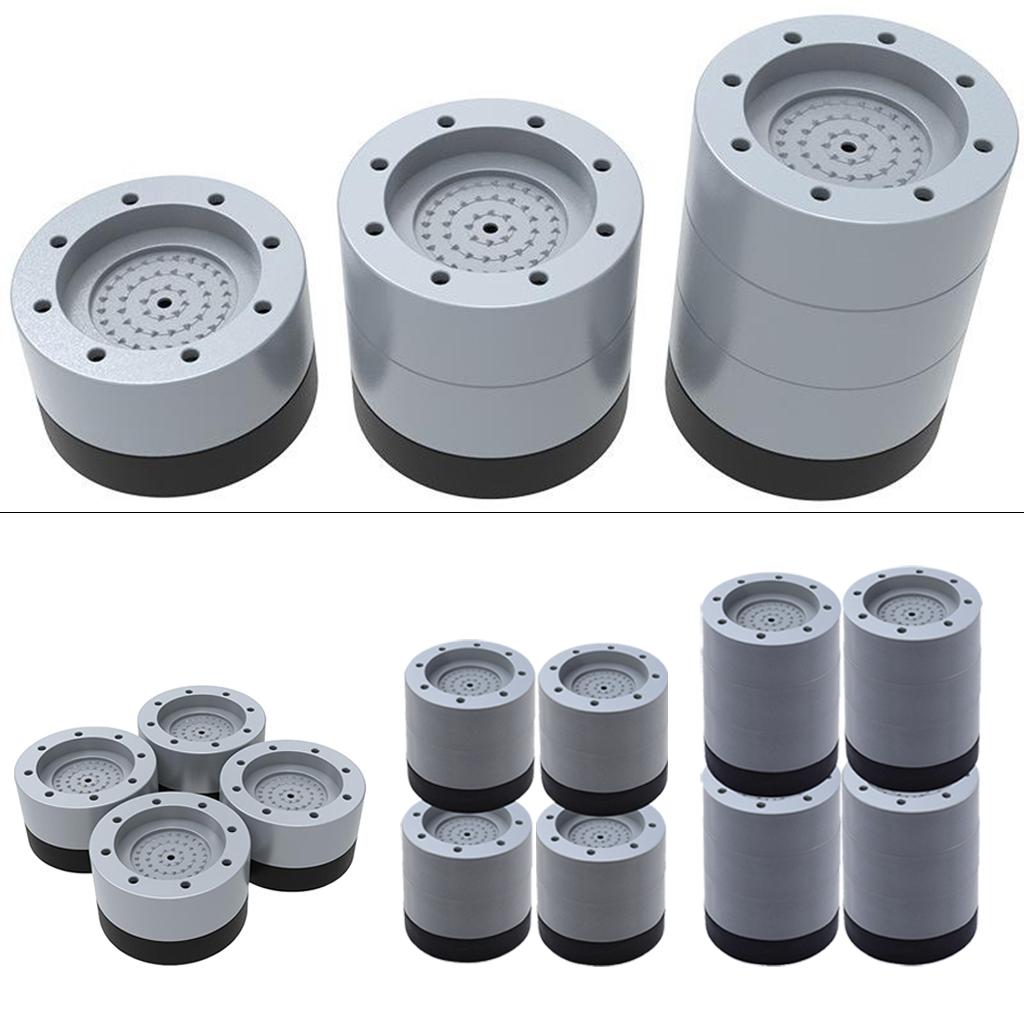 4x Anti Vibration Washer Feet Pad Washing Machine Anti-Skid Roller Kit 3.5cm