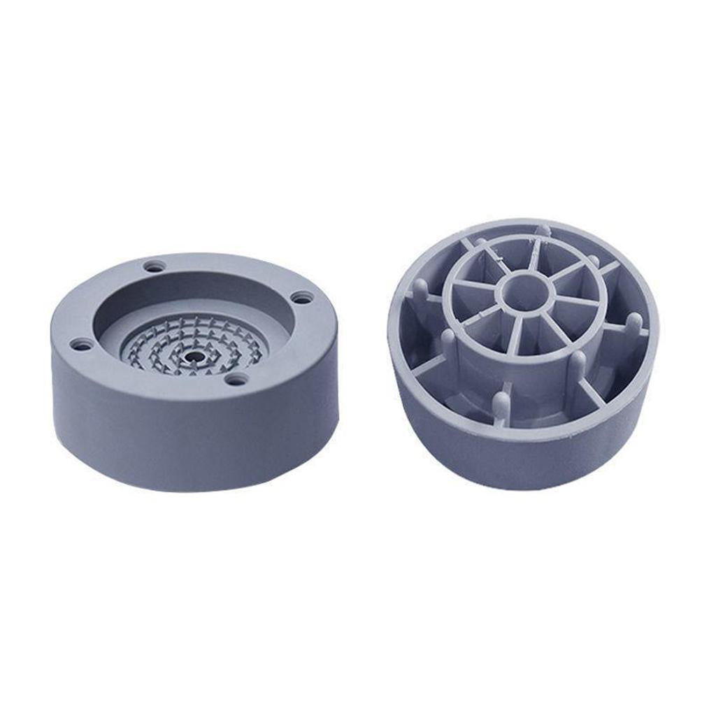 4x Anti Vibration Washer Feet Pad Washing Machine Anti-Skid Roller Kit 6cm