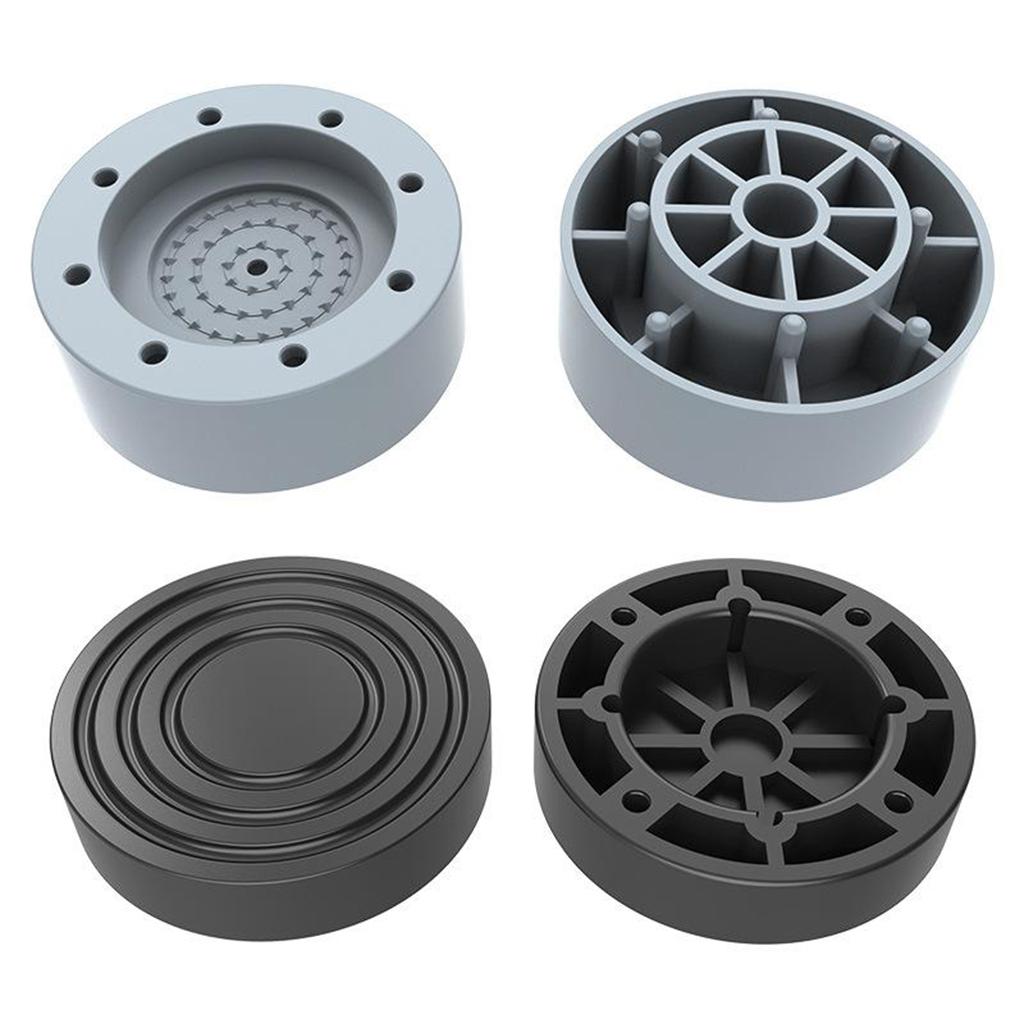 4x Anti Vibration Washer Feet Pad Washing Machine Anti-Skid Roller Kit 8.5cm