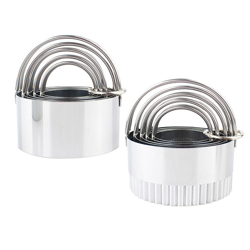 Circle Baking Cake Mold Kitchen DIY Pastry Fondant Cake Cutter Ring Style A