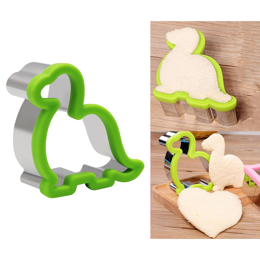 Nonstick Cookies Cutter Paste Pastry Baking Mold Dinosaur Shape Green