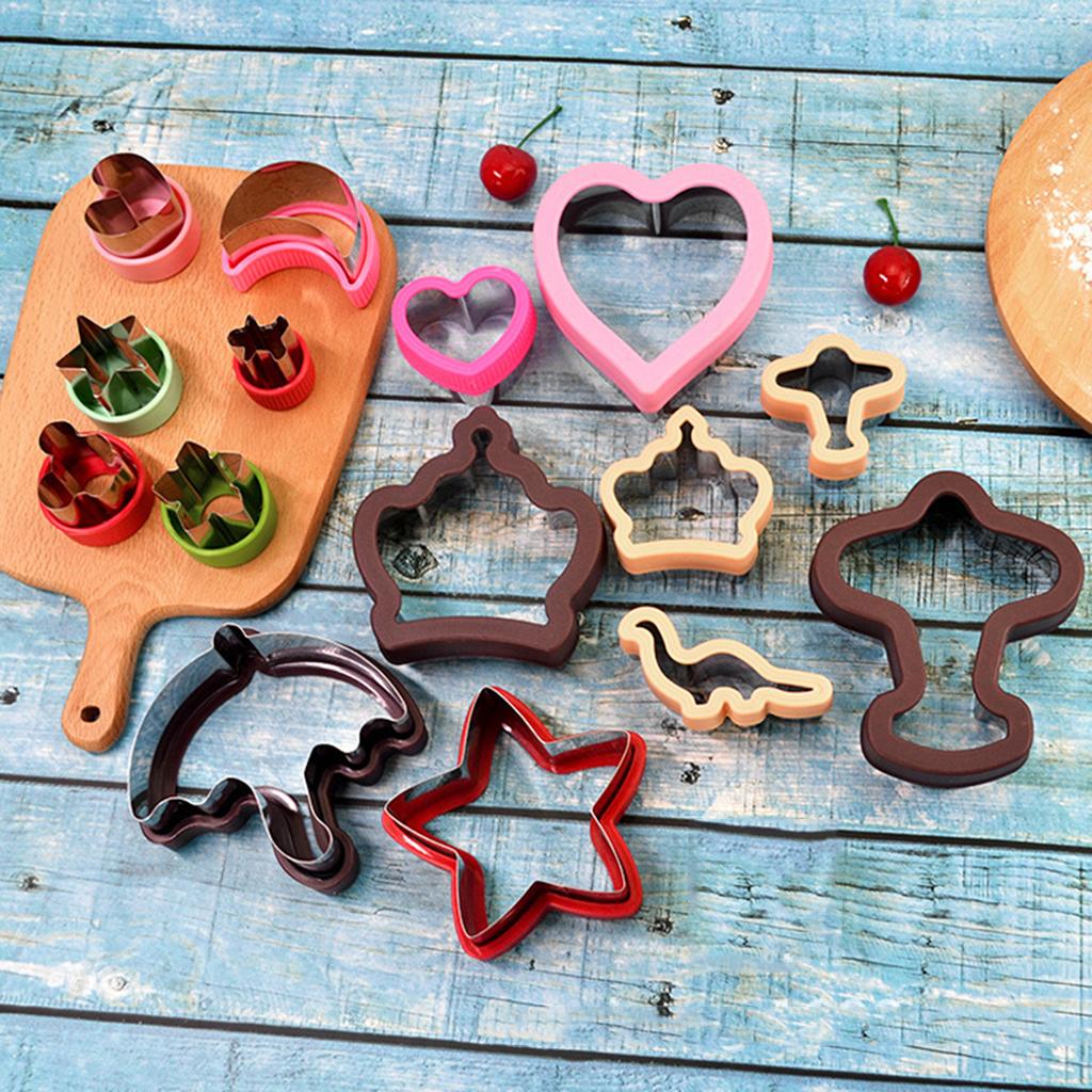 Nonstick Cookies Cutter Paste Pastry Baking Mold Dinosaur Shape Green