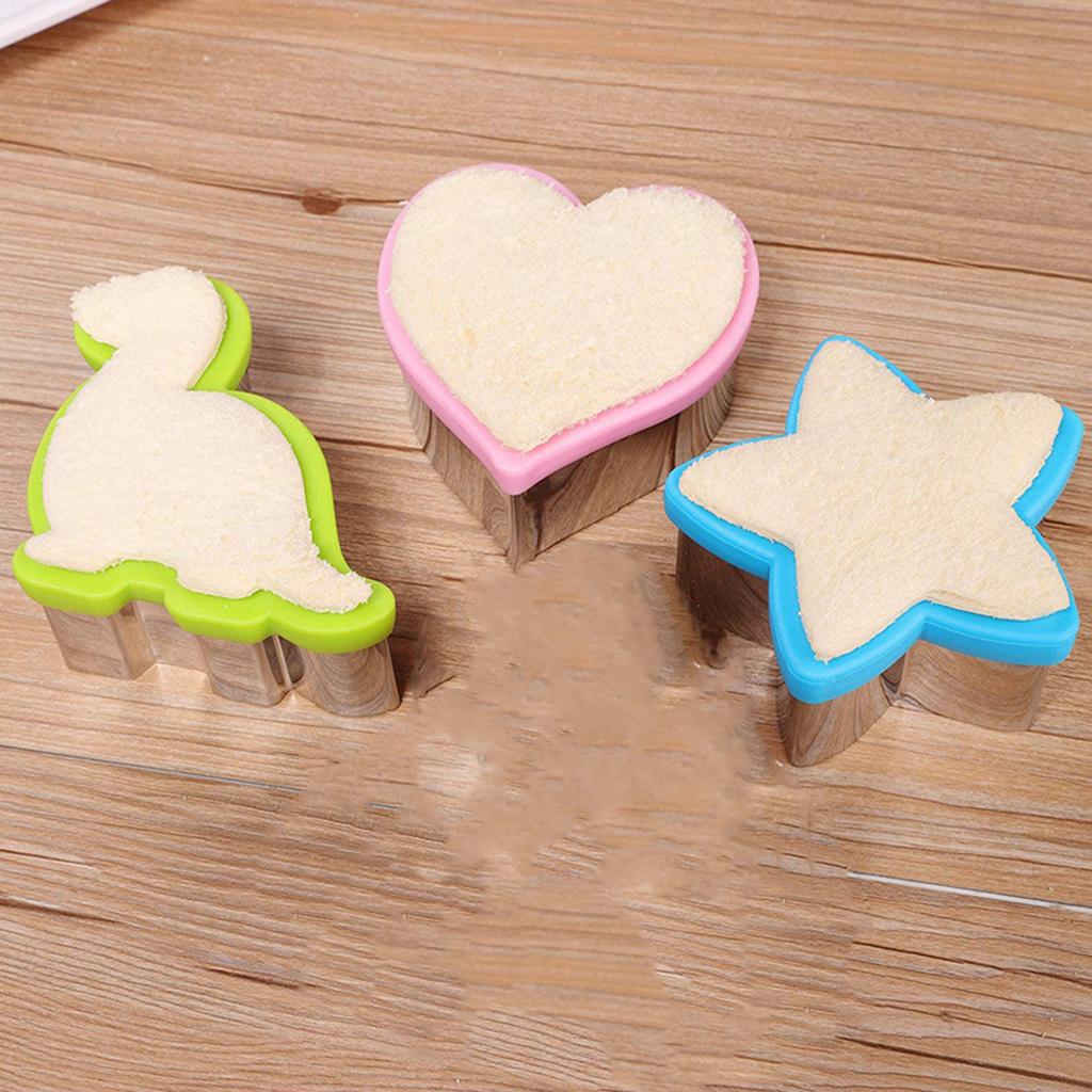 Nonstick Cookies Cutter Paste Pastry Baking Mold Dinosaur Shape Green