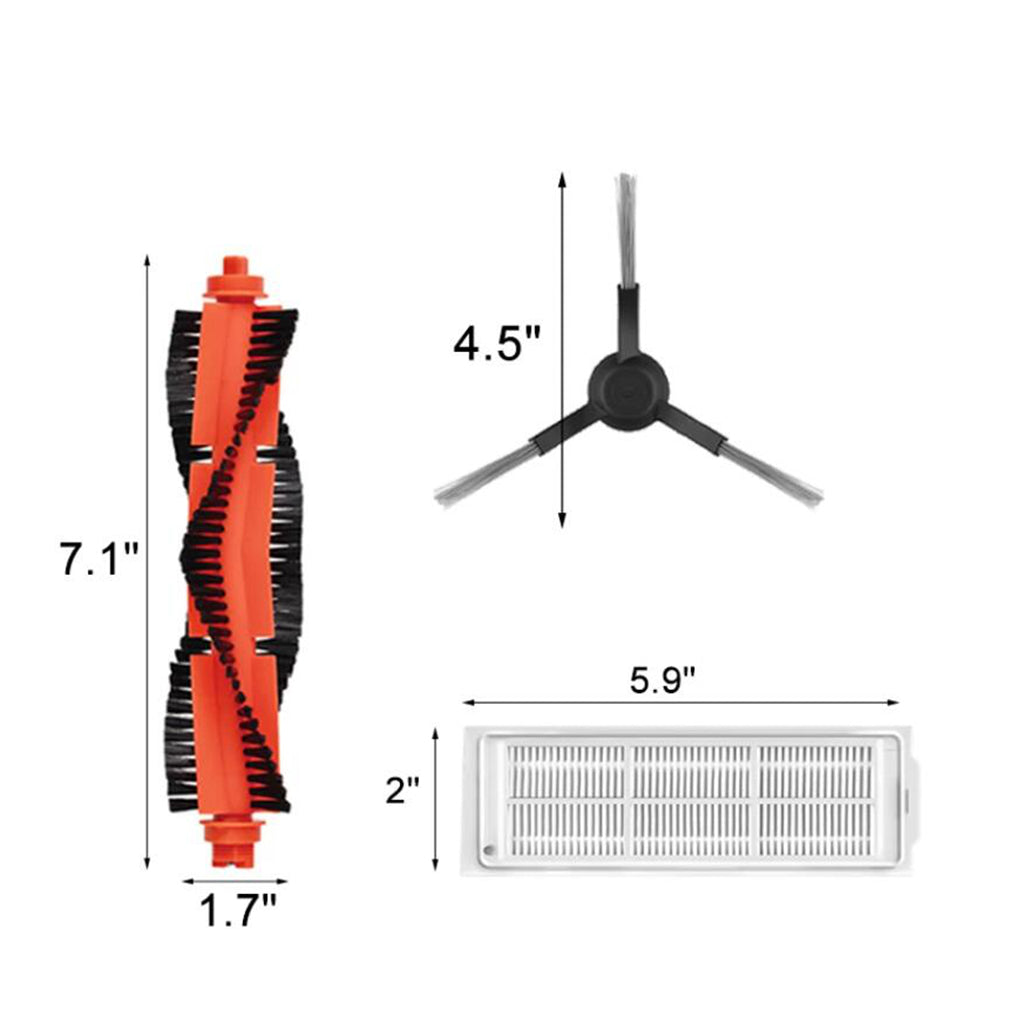 Vacuum Cleaner Replace Accessories Kit for Xiaomi STYJ02YM Set of 7pcs