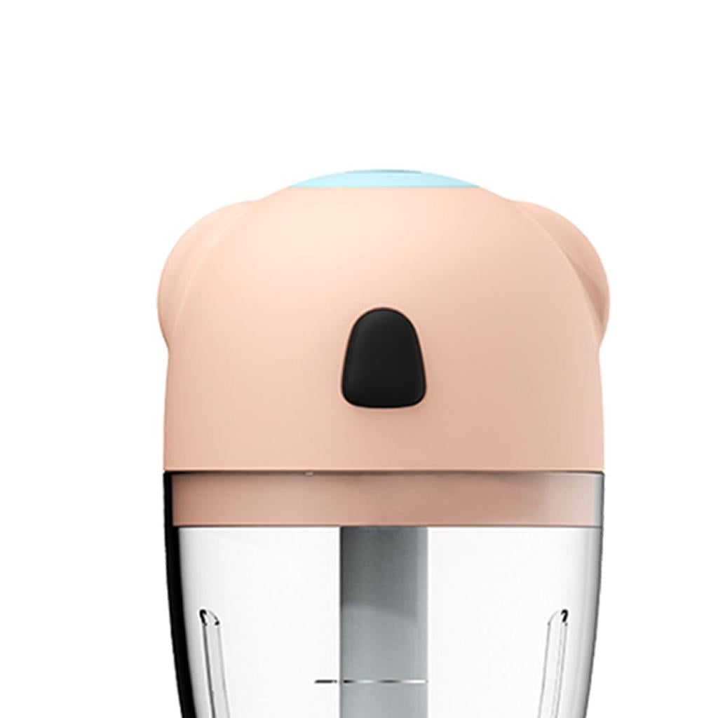Electric Mini Garlic Chopper Food Processor Garlic Press Mincer Portable USB Pink