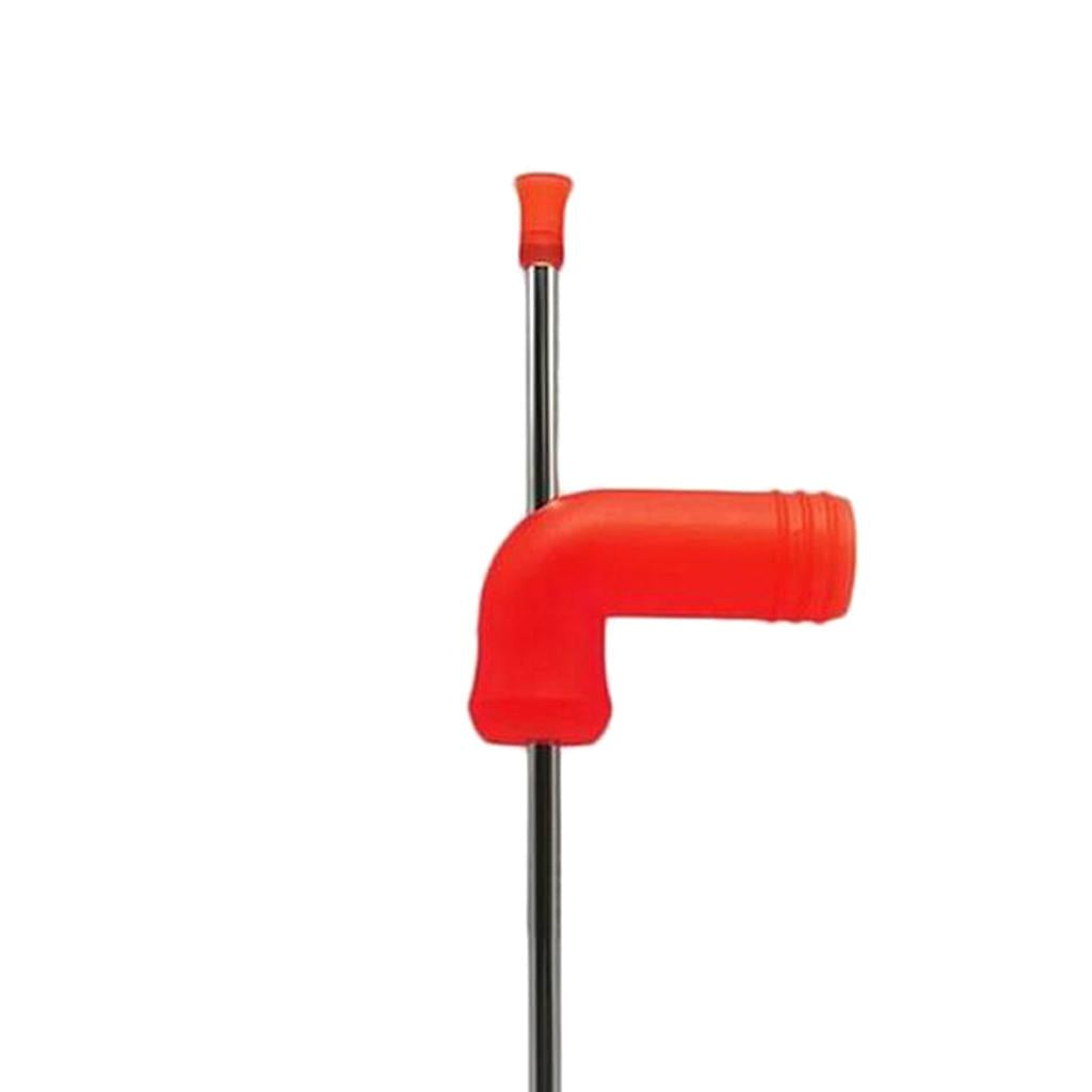 Beer Snorkel Dispenser Drink Bong Funnel Party Straw Tool Red