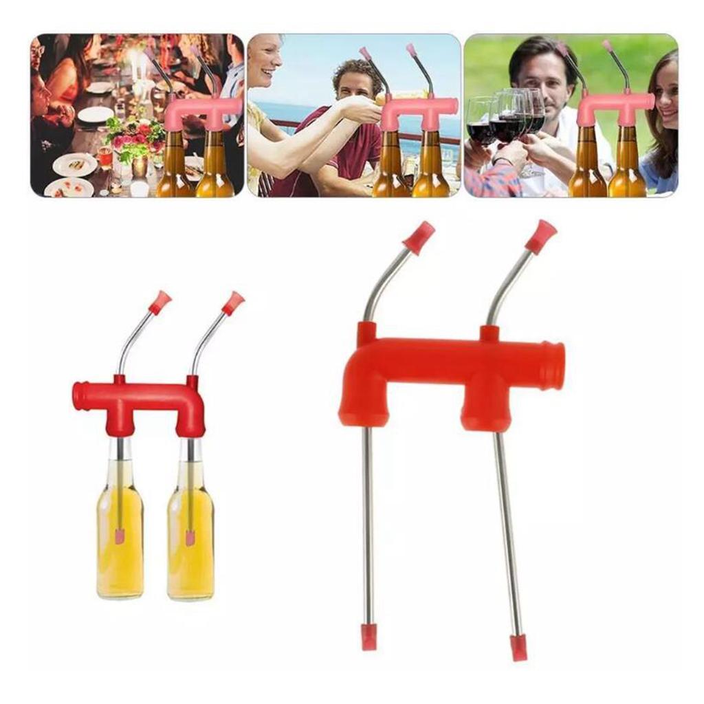 Beer Dispenser Drinking Games Entertainment Pub Oktoberfest KTV BBQ Supplies red
