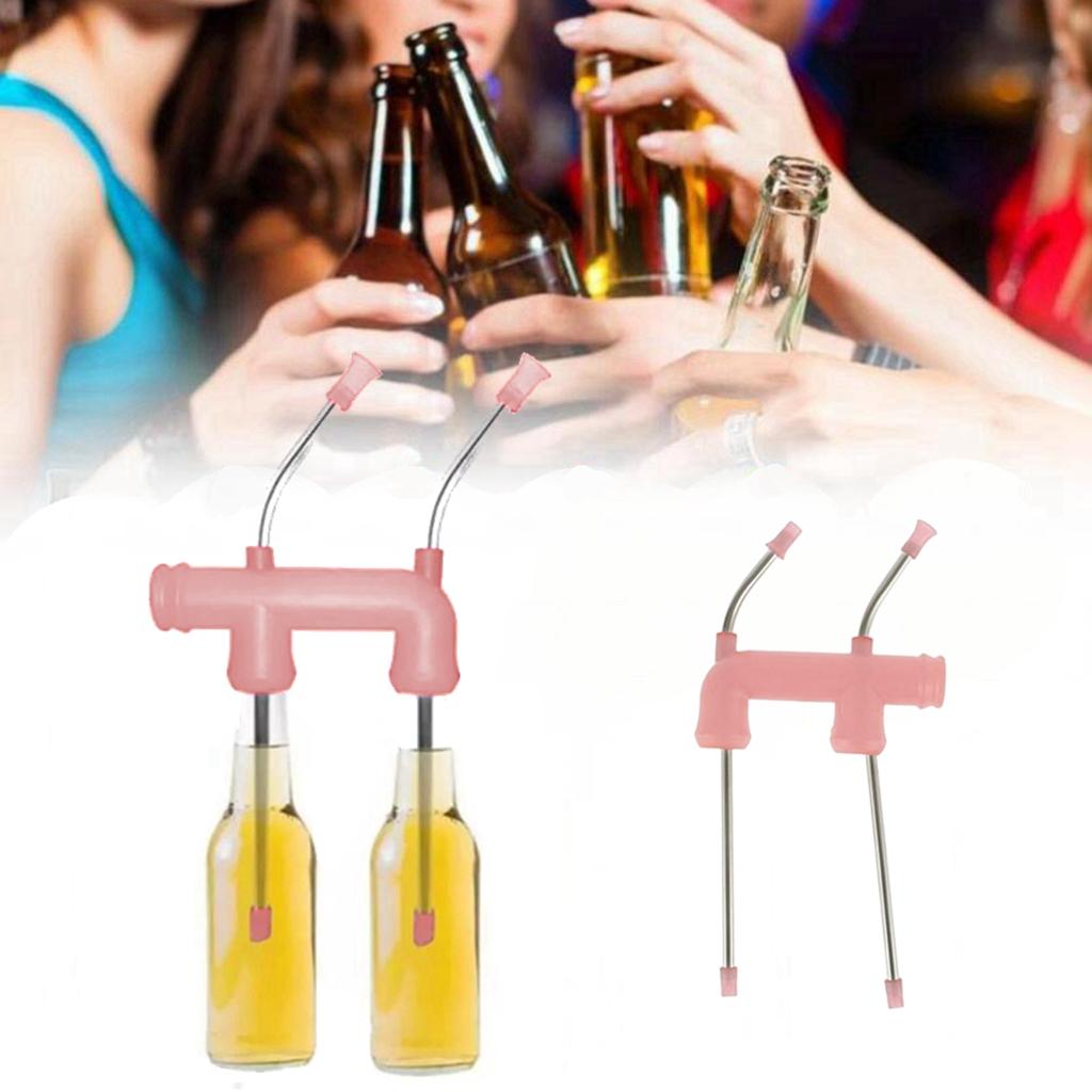 Beer Dispenser Drinking Games Entertainment Pub Oktoberfest KTV BBQ Supplies pink
