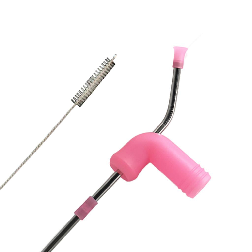 Beer Snorkel Drink Bong Funnel Bottle Party Straw Tool Hens Bucks Pink