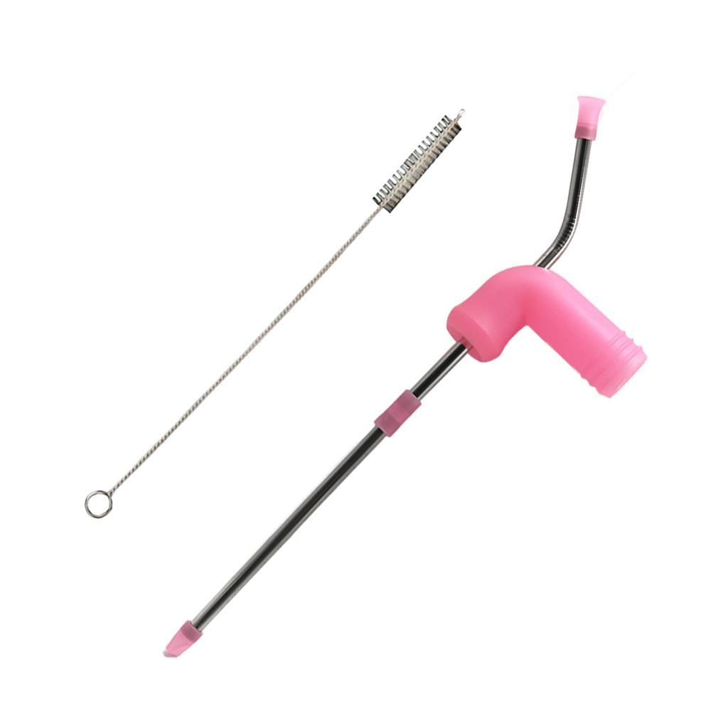 Beer Snorkel Drink Bong Funnel Bottle Party Straw Tool Hens Bucks Pink