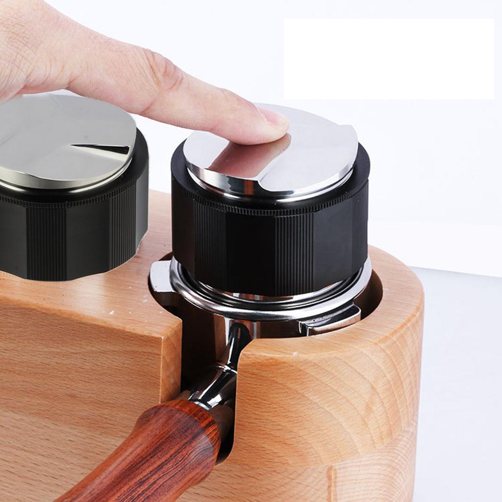 Coffee Distributor Tamper Press Powder Coffeeware Espresso Distribution Tool black 58mm
