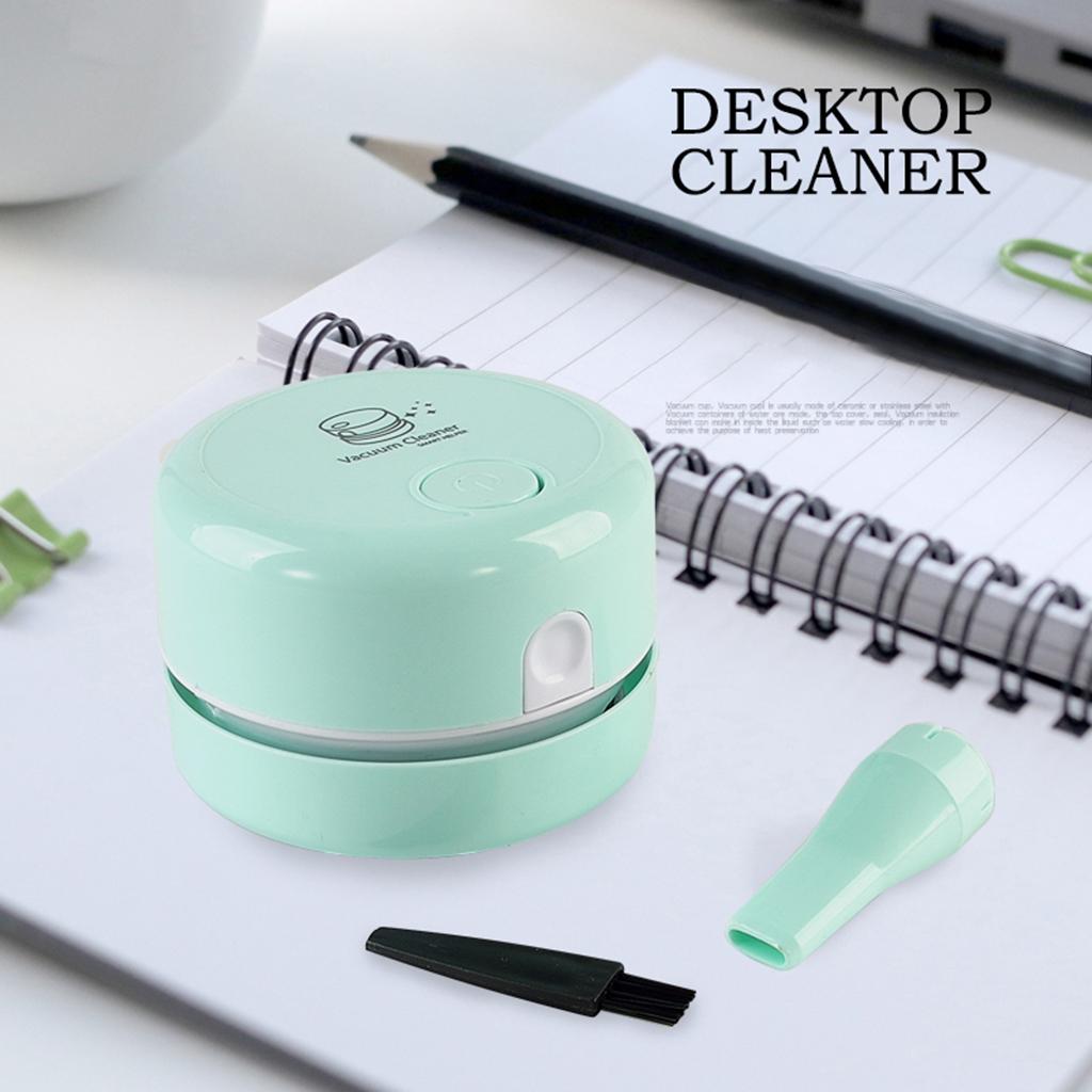 Mini Vacuum Cleaner, Portable Handheld Cordless Dust Sweeper for Office Blue