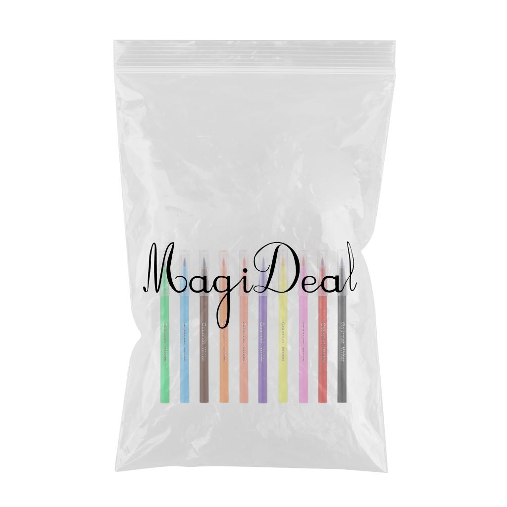 Cake Decorating Writing Food Colouring Pens Edible Marker Pen Brushes Brown