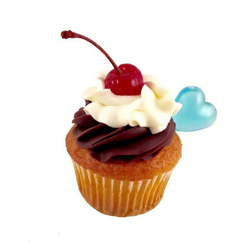 10pcs/set Plastic Cupcake Pipettes for Strawberries Party Holiday Decor Heart