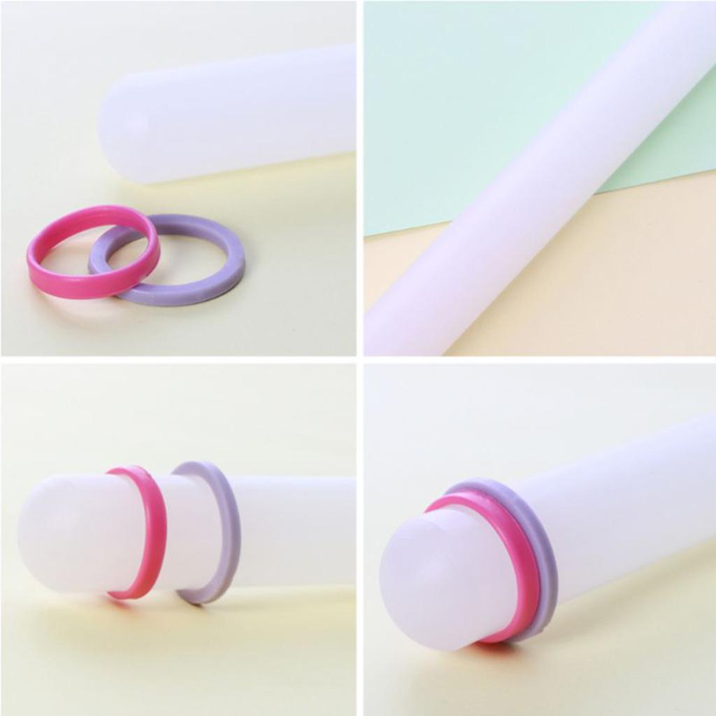 Non Stick Rolling Pin Decoration Fondant Baking Cake Dough Roller 9 inch
