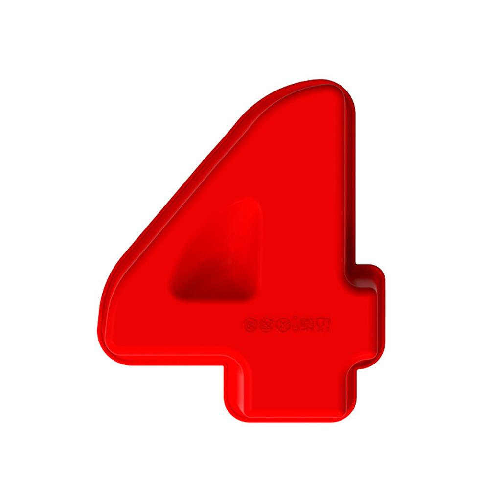 Large Silicone 1-9 Number Cake Tin Mould Birthday Party Baking Mold Tool