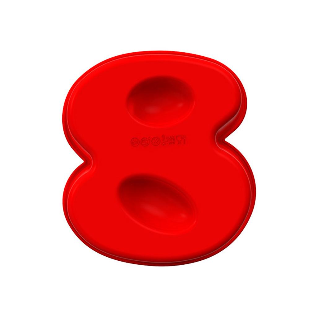Large Silicone 1-9 Number Cake Tin Mould Birthday Party Baking Mold Tool