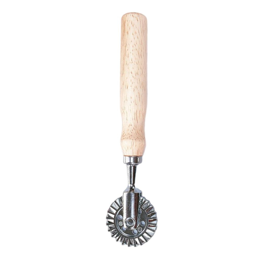 Classical Ravioli Stamp Cutter Mould Wooden Handle for Pasta Dough Cutter Roll square handle