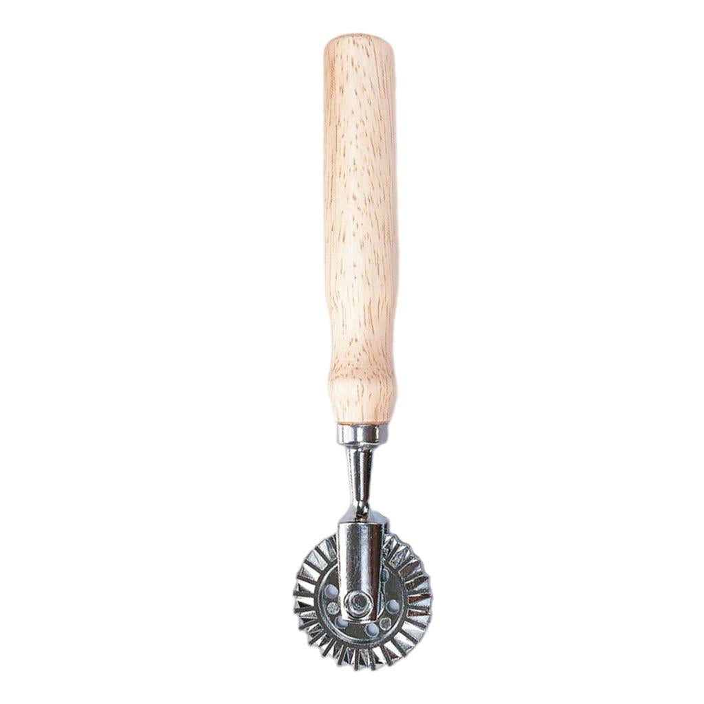 Classical Ravioli Stamp Cutter Mould Wooden Handle for Pasta Dough Cutter Roll square handle