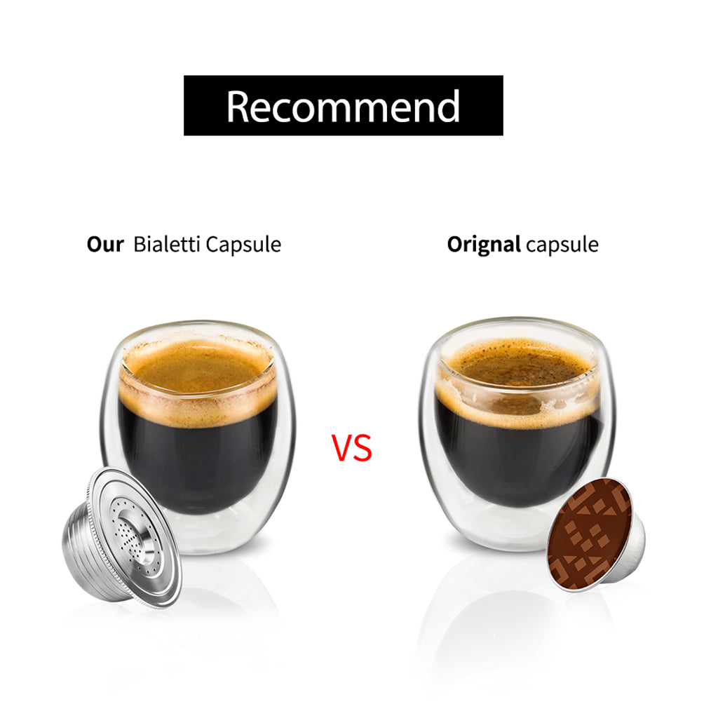 Reusable Coffee Capsule Adapter Pods Cup Filters Converter for Bialetti