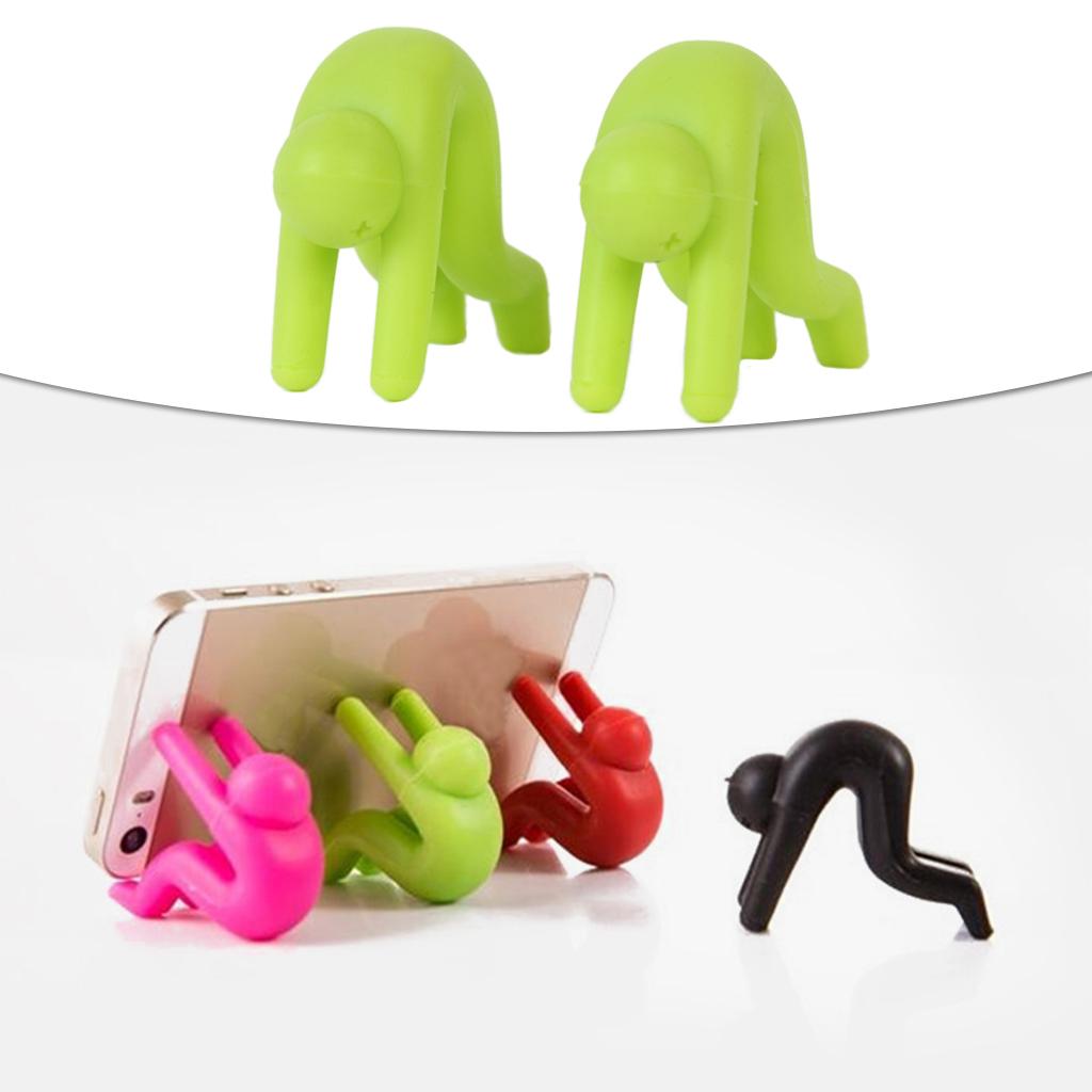 Silicone Spill-proof Lid Stand Lift Steam Release Device Phone Rest Green