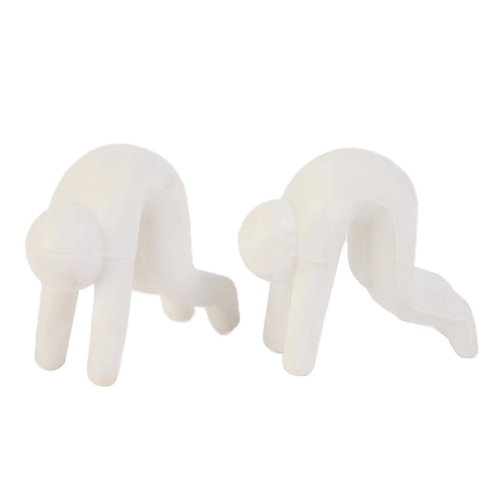 Silicone Spill-proof Lid Stand Lift Steam Release Device Phone Rest White