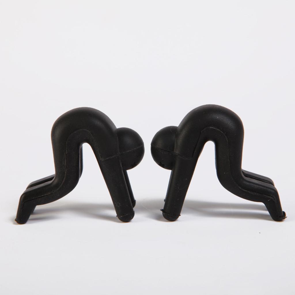 Silicone Spill-proof Lid Stand Lift Steam Release Device Phone Rest Black