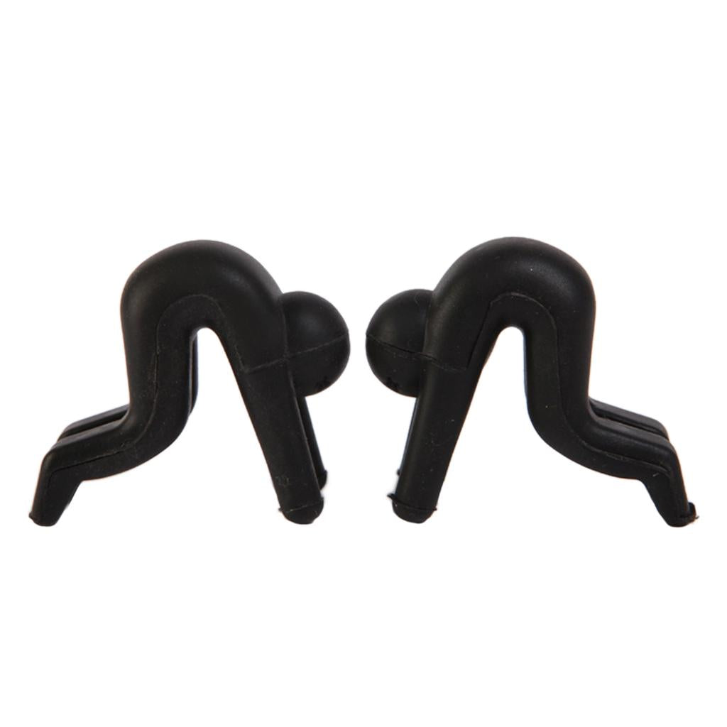 Silicone Spill-proof Lid Stand Lift Steam Release Device Phone Rest Black
