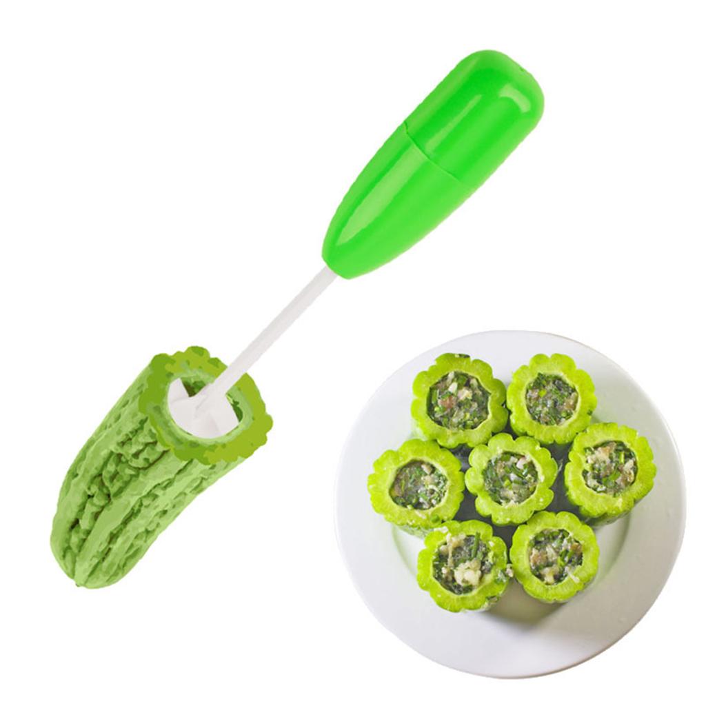 Fruit Vegetable Corer Spiral Drill Digging Device Vege Cutter Kitchen Tools