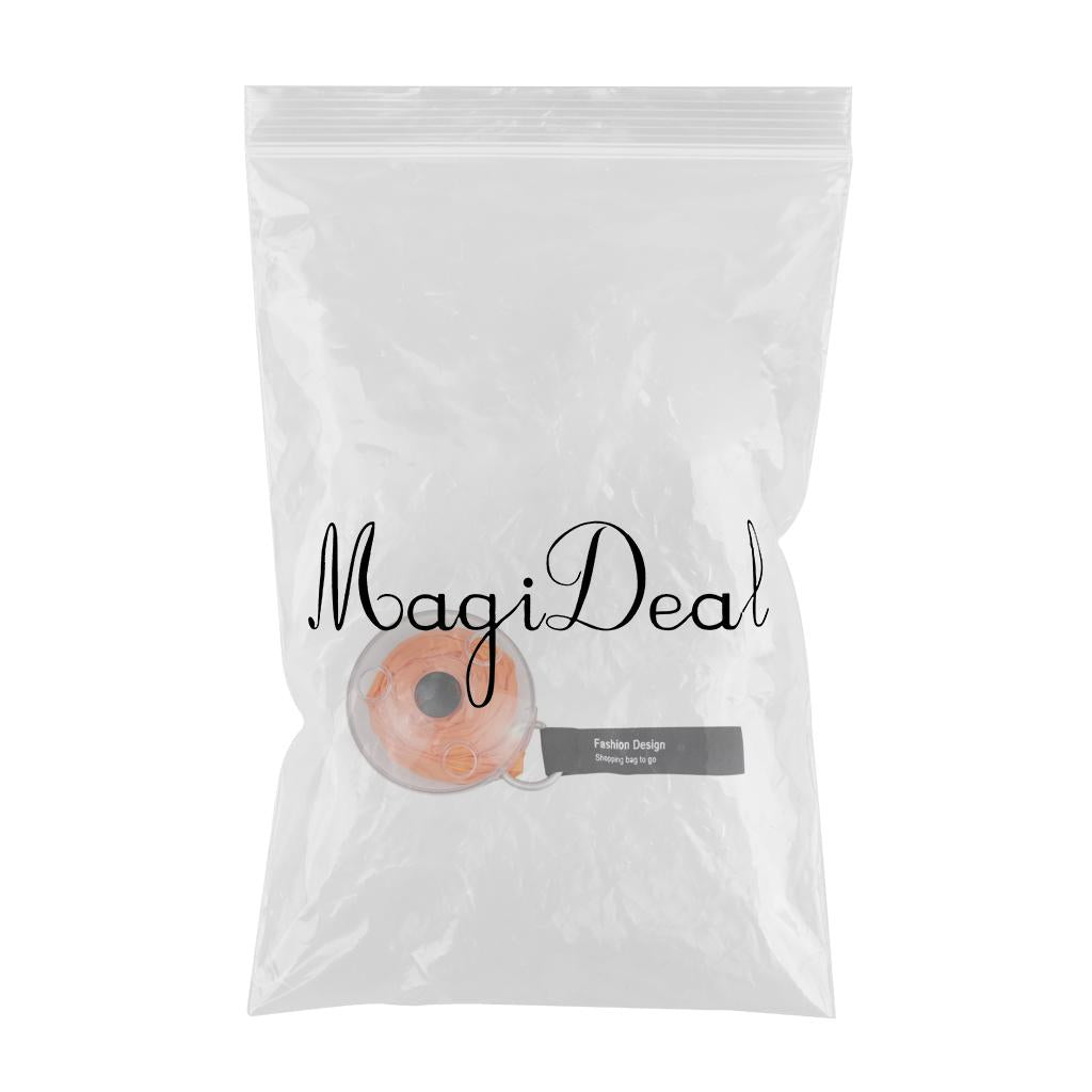 Creative Telescopic Shopping Bag Reusable Eco Friendly & Carabiner Orange