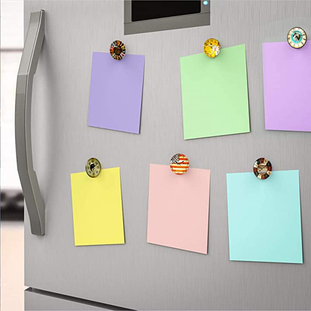 12pcs Refrigerator Magnets Stickers Metal Door Home Office Cabinets Decor A